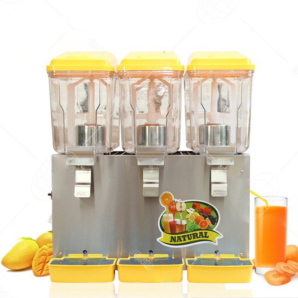 Máy làm mát nước trái cây 3 ngăn dạng xoay Máy làm mát nước trái cây 3 ngăn dạng xoay
